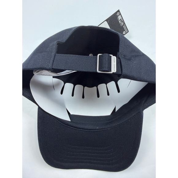 Under Armour Womens Script Logo Baseball Cap Black Adjustable Hat Sample New - Picture 6 of 10